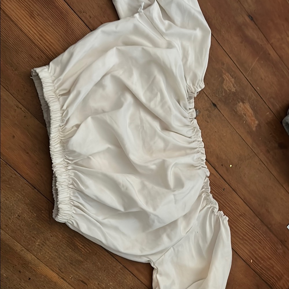 White Off-Shoulder Blouse